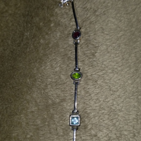 Multi color silver bracelet - Picture 5 of 7